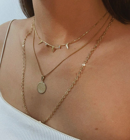 Choker minimalist Triângulo